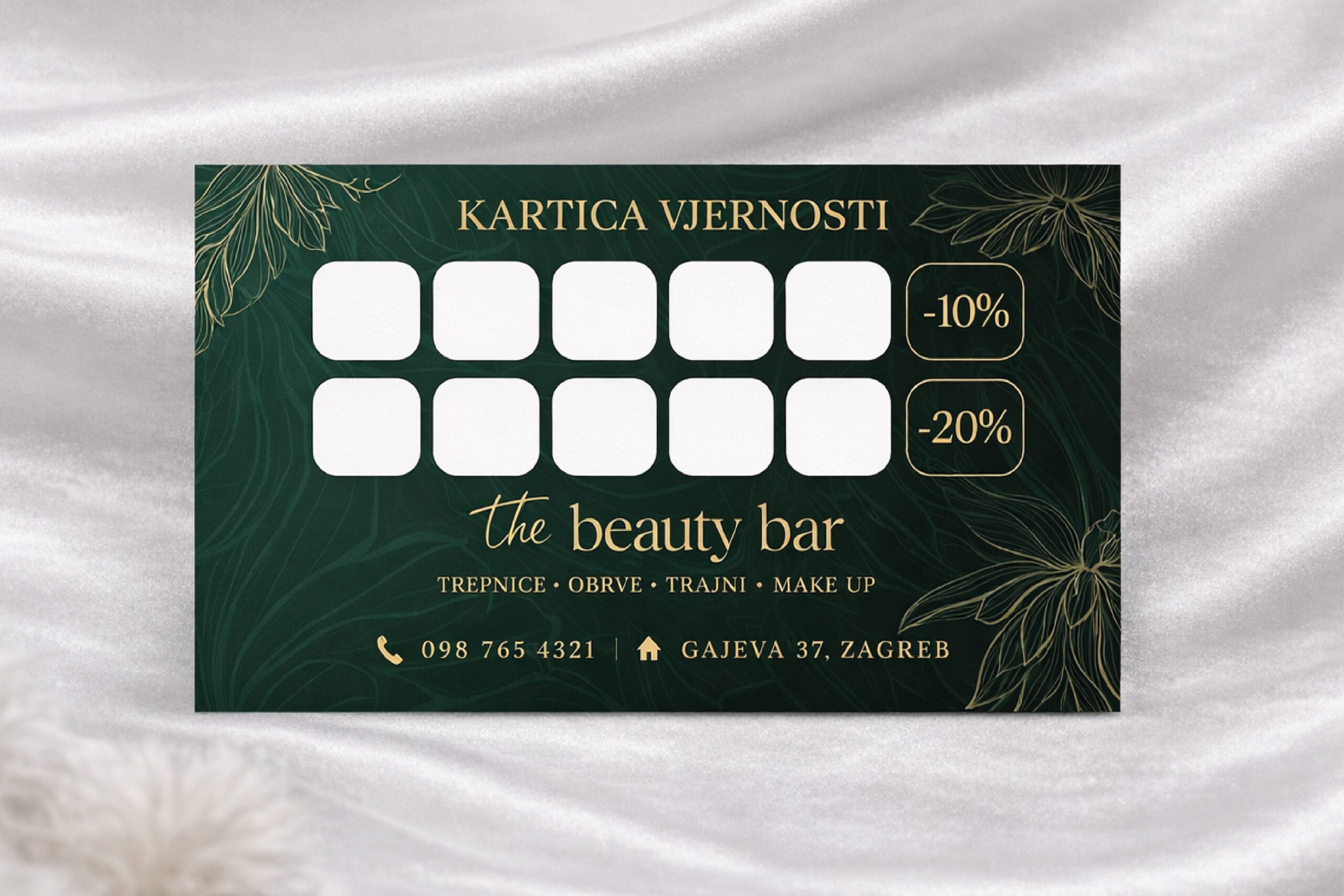 V06 - kartice vjernosti jednostrane